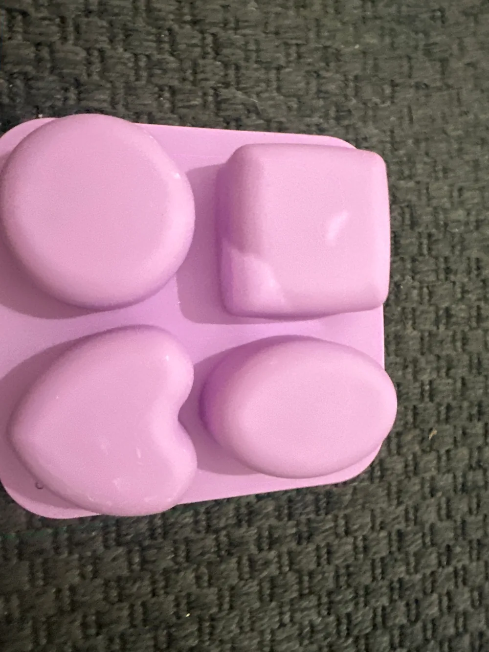 Molde de silicona de formas variadas, 4 cavidades